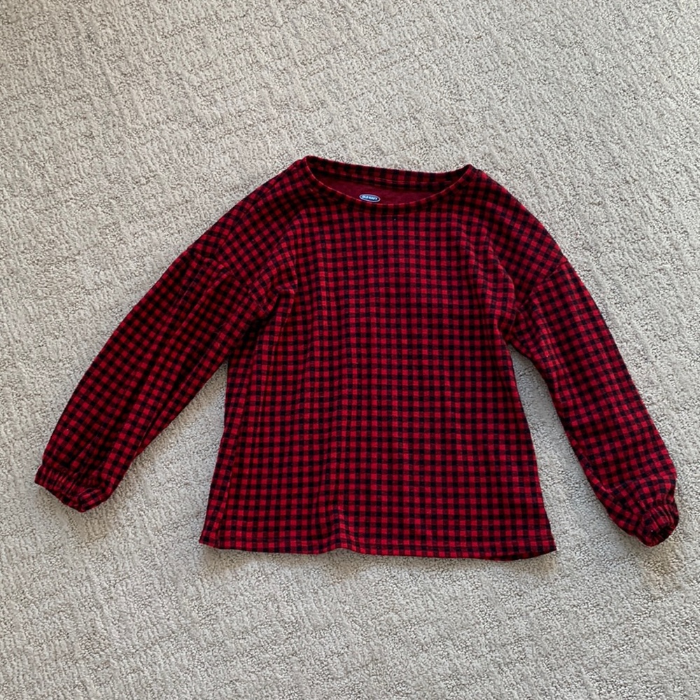 Holiday Plaid Blouse